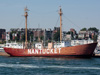 Nantucket / LV-112 berthed at the Boston Harbor Shipyard & Marina in East Boston, 2010